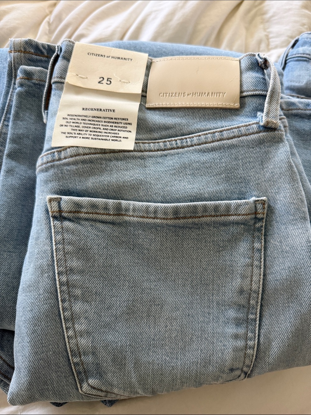 Citizens Of Humanity Light Blue High-Rise Women's Jeans